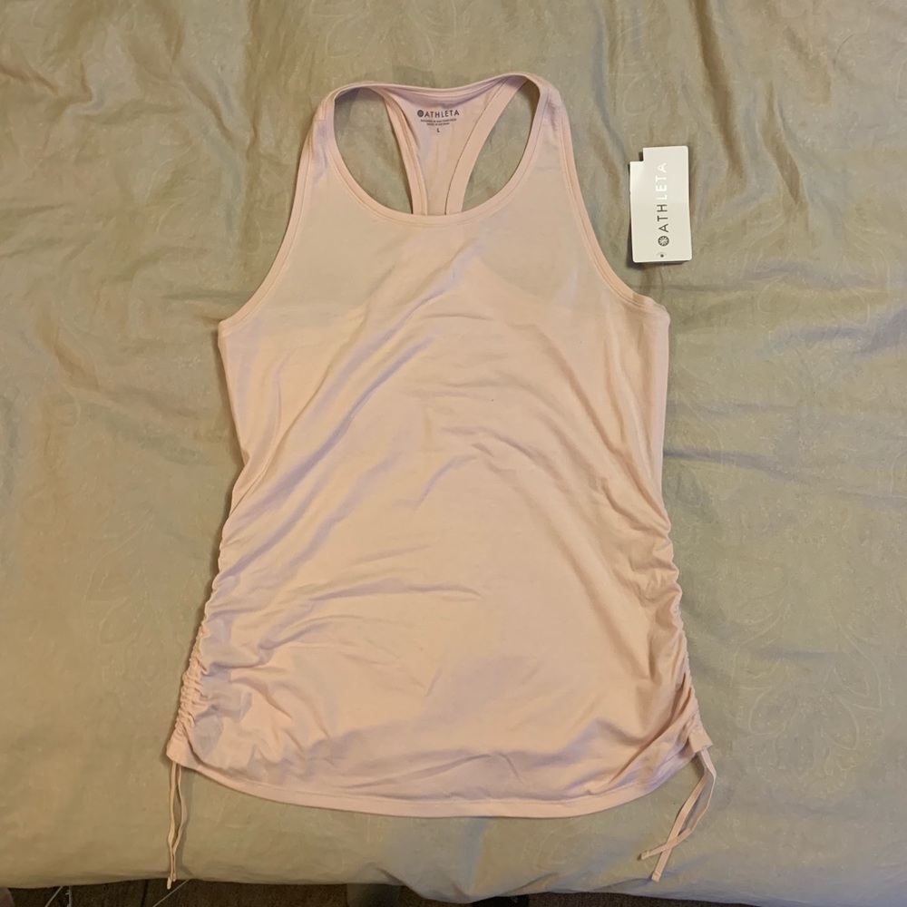 Athleta Blush Racer-back work out tank